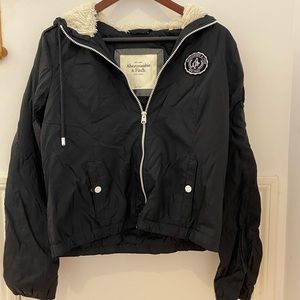 A&F Kids Sherpa lined jacket